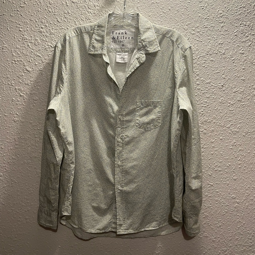 Frank & Eileen Light Gray Button Down Shirt - image 1